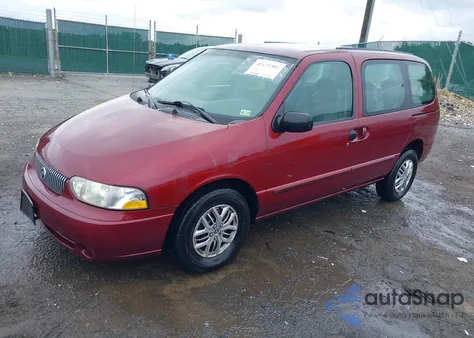 2002 Mercury Villager z USA, uszkodzony, nr VIN 4M2ZV11TX2DJ05500